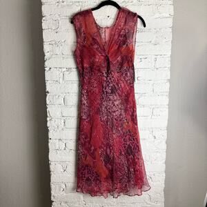 Vintage 90's Y2K Deadstock NWT Muse Gauzy Sparkle Tank Dress